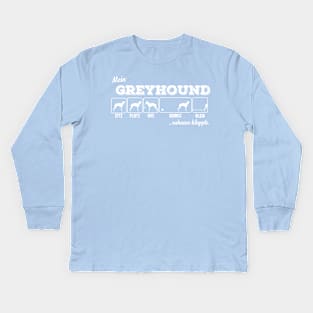 Greyhound Kids Long Sleeve T-Shirt